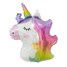 UNIKORNIS Unicorn Head, Unikornis fólia lufi 60 cm party kellék