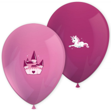 UNIKORNIS Unicorn, Unikornis léggömb, lufi 6 db-os party kellék