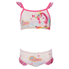  Unikornis Unikornis bikini pink szegély 7-8 év (122-128 cm)