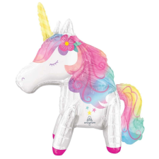 UNIKORNIS Unikornis fólia lufi 63 cm party kellék