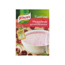 Unilever Zrt Élelmiszer Knorr leves- gyümölcsleves Meggy 56g alapvető élelmiszer