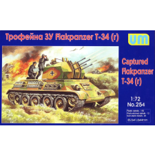  Unimodels Captured Flakpanzer T-34r 1:72 (UM254) makett