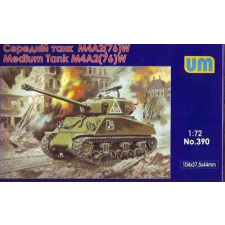  Unimodels M4A2(76)W US medium tank 1:72 (UM390) makett