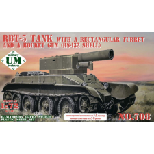 Unimodels RBT-5 tank with rocket gun (RS-132) 1:72 (UMT708) makett