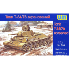  Unimodels T34/76-E screened tank 1:72 (UM368) makett