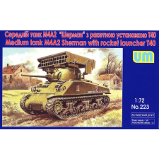  Unimodels Tank M4A2 with T40 rocket launcher 1:72 (UM223) makett