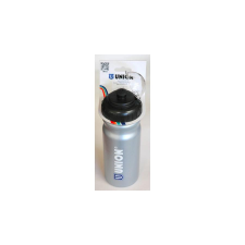 Union -Marwi BOT-01 műanyag kulacs, 680 ml, csavaros, védőkupakkal, szürke kulacs, kulacstartó