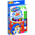 UNIPAP Bambino Double Ended Felt Tip 6db-os kétoldalas színes filctoll készlet, Többszínű