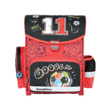 UNIPAP Football fekete-piros ergonomikus iskolatáska, hátizsák 36x27x14cm iskolatáska