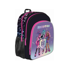 UNIPAP Monster High fekete iskolatáska, hátizsák 38x30x18cm iskolatáska