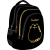 UNIPAP Pusheen cicás iskolatáska hátizsák gyerekeknek – fekete-arany, 42x31x22 cm