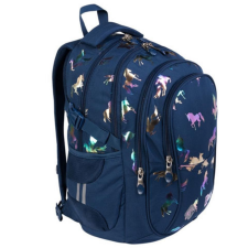 UNIPAP St.Right Holo Unicorns BP01 iskolatáska hátizsák 17" iskolatáska