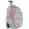 UNIPAP ST.Right Trolley hátizsák, Pastel Pixels kollekció, TB01, szilikon kerekek, 44x32x25 cm