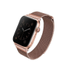 Uniq Apple Watch 4/5/6/7/SE, okosóra szíj, fém, rózsaszín, 38/40/41mm, UNIQ
