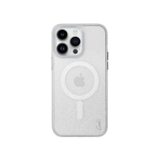 Uniq Coehl Lumino Apple iPhone 14 Pro MagSafe szilikon tok csillámló ezüst tok és táska