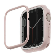 Uniq etui Moduo Apple Watch Series 4/5/6/7/8/SE 44/45mm rózsaszín-fehér okosóra kellék