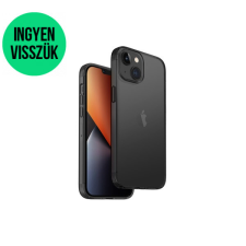 Uniq Hybrid Air Fender Apple iPhone 14 Plus, szilikon tok, fekete-átlátszó tok és táska