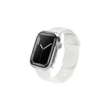  Uniq Legion Apple Watch S8/S7 45mm tok, tempered kijelző fóliával, átlátszó okosóra kellék