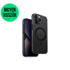 Uniq Lifepro Xtreme Apple iPhone 14 Pro Max, MagSafe szilikon tok, fekete-átlátszó