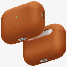 Uniq Lino Apple AirPods Pro 3 szilikon tok, narancs fülhallgató, fejhallgató tok
