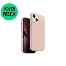 Uniq Lino Hue Apple iPhone 14, MagSafe szilikon tok, rózsaszín tok és táska