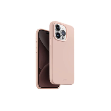 Uniq Lino Hue Apple iPhone 15 Pro Magsafe Szilikon tok rózsaszín tok és táska