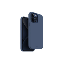 Uniq Lino Hue Apple iPhone 15 Pro Max Magsafe Szilikon tok, kék tok és táska
