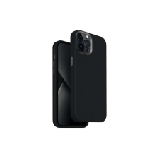 Uniq Lyden, Apple iPhone 15 Pro Max, Fekete, Bőr, Mobiltelefon tok tok és táska