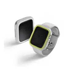  Uniq Moduo Apple Watch 41mm/40mm tok cserélhető kerettel, zöld/fehér okosóra kellék