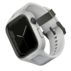 Uniq Monos tok szíjjal Apple Watch 4/5/6/7/8/9/SE/SE2 (44/45mm) - szürke