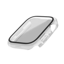 Uniq Nautic Apple Watch 41mm műanyag tok üvegfóliával átlátszó okosóra kellék