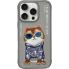 Uniq Nimmy Glasses Cool Cat Tok iPhone 16 Pro - Szürke (N-YJ-IP16-PRO-05-B)