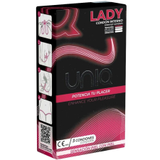 Uniq - NŐI ÓVSZER LATEXMENTES NŐI ÓVSZER HARISNYAKÖTŐVEL 3 DB óvszer