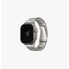Uniq Osta Apple Watch S4/S5/S6/S7/S8/S9/SE/Ultra Fém Szíj 42/44/45/49mm - Titánium Ezüst