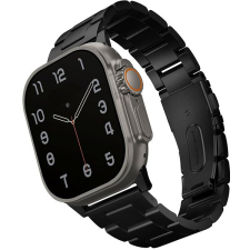 Uniq Osta článkový ocelový pro Apple Watch 49/45/44/42mm, Midnight (Black) okosóra kellék