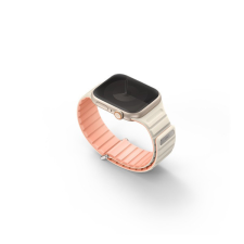 Uniq Revix Evo mágneses Apple Watch szíj, 49/45/44/42MM, rózsaszín okosóra kellék