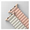Uniq Revix mágneses szilikon szíj Apple Watch 42/44/45mm, rózsaszín/bézs