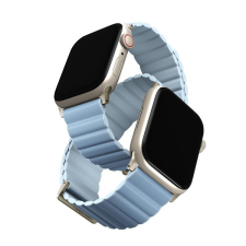 Uniq Revix Premium mágneses szilikon szíj Apple Watch 38/40/41mm, arctic kék okosóra kellék