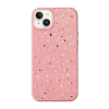 Uniq Tok Coehl Terrazzo iPhone 14 Plus 6,7" korall rózsaszín tok