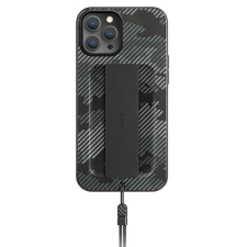 Uniq tok Heldro iPhone 12 Pro max 6,7 &quot;fekete antimikrobial tok és táska
