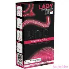 Uniq Uniq Lady - női óvszer (3db) óvszer