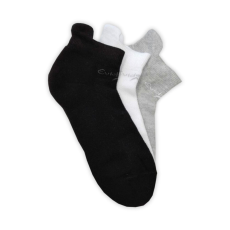  Unisex pamut futózokni - 3 pár - 35-38 - fehér-fekete-szürke - Evidence