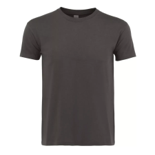  Uniszex REGENT kereknyakú rövid ujjú pamut póló, SOLS SO11380, Dark Grey-S férfi póló