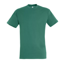  Uniszex REGENT kereknyakú rövid ujjú pamut póló, SOLS SO11380, Emerald-2XL férfi póló