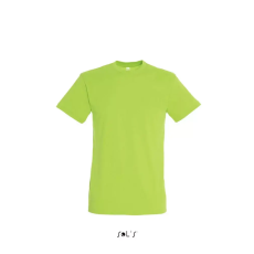  Uniszex REGENT kereknyakú rövid ujjú pamut póló, SOLS SO11380, Lime-S