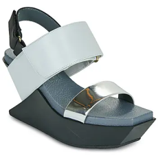 United Nude Magas sarkú szandálok DELTA WEDGE SANDAL Kék 41