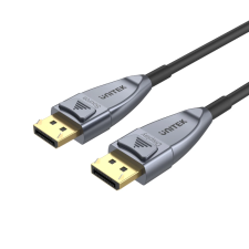 Unitek 8K Ultrapro DisplayPort 1.4 aktív optikai kábel 5.0m Fekete kábel és adapter