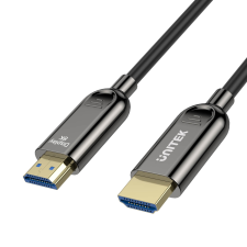 Unitek C11085GY01 HDMI - HDMI 2.1 8K 120Hz kábel 80m - Fekete (C11085GY01-80M) kábel és adapter