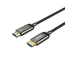 Unitek C11085GY01 HDMI - HDMI 2.1 Optikai Kábel 10m - Fekete (C11085GY01-10M) kábel és adapter