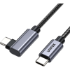 Unitek C14123BK-2M USB kábel USB 2.0 USB C Fekete, Szürke (C14123BK-2M)